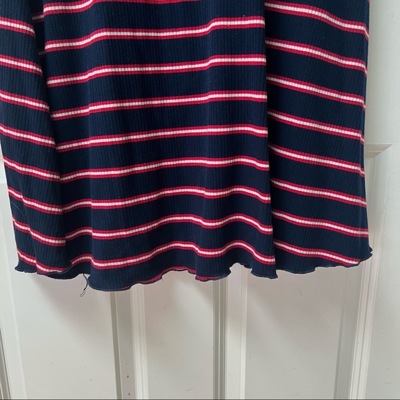 Navy Striped T-Shirt Dress - Picture 5 of 6